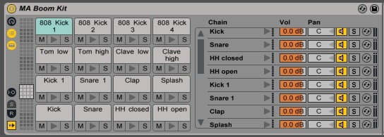 808 drum kit for ableton